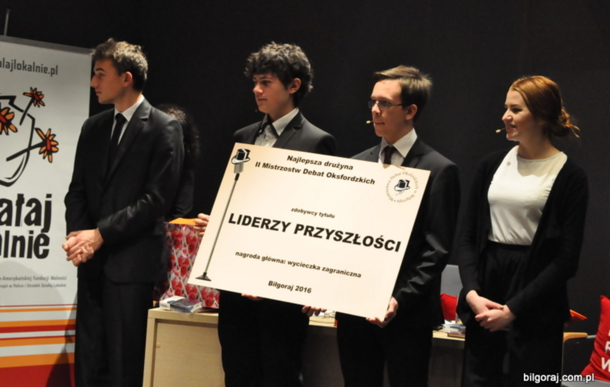 29 listopada 2016 – Zwycięzcy II Mistrzostw Debat Oksfordzkich