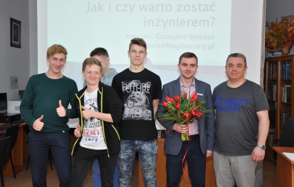 18 marca 2017 – „Jak i czy warto zostać inżynierem?” – spotkanie z absolwentem