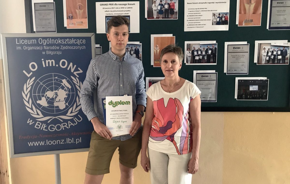 6 czerwca 2017 – Olimpiada Wiedzy Ekologicznej etap centralny.