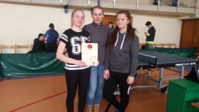 2 marca 2018 – Sukces naszych tenisistek stołowych
