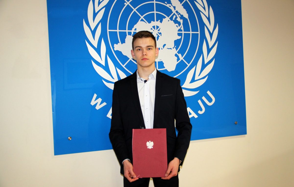 11 kwietnia 2018 – Patryk stypendystą Ministra Edukacji Narodowej