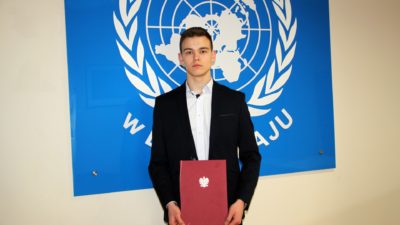 11 kwietnia 2018 – Patryk stypendystą Ministra Edukacji Narodowej