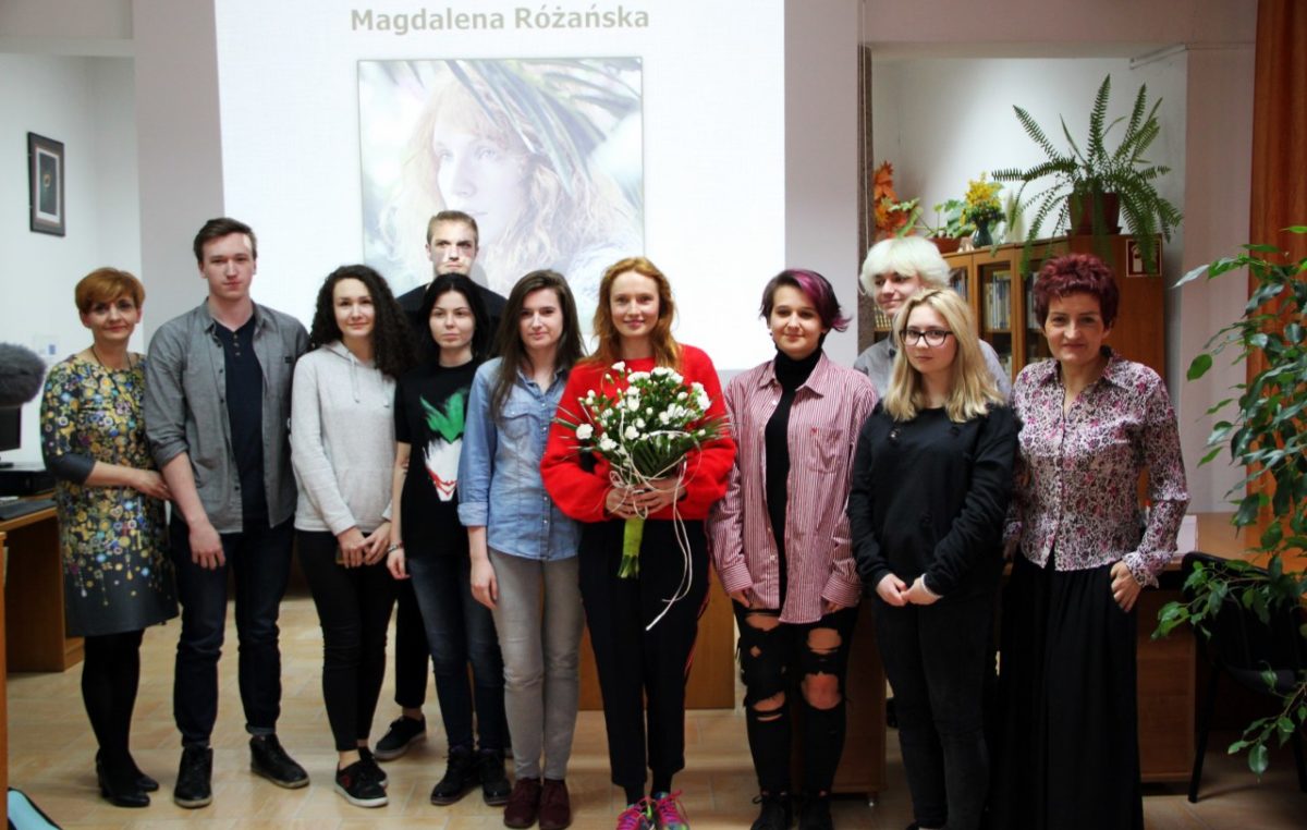 9 kwietnia 2018 – Spotkanie z aktorką Magdaleną Różańską