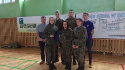 23 maja 2018 – Uczniowie klasy mundurowej na zawodach „Sprawni jak żołnierze”
