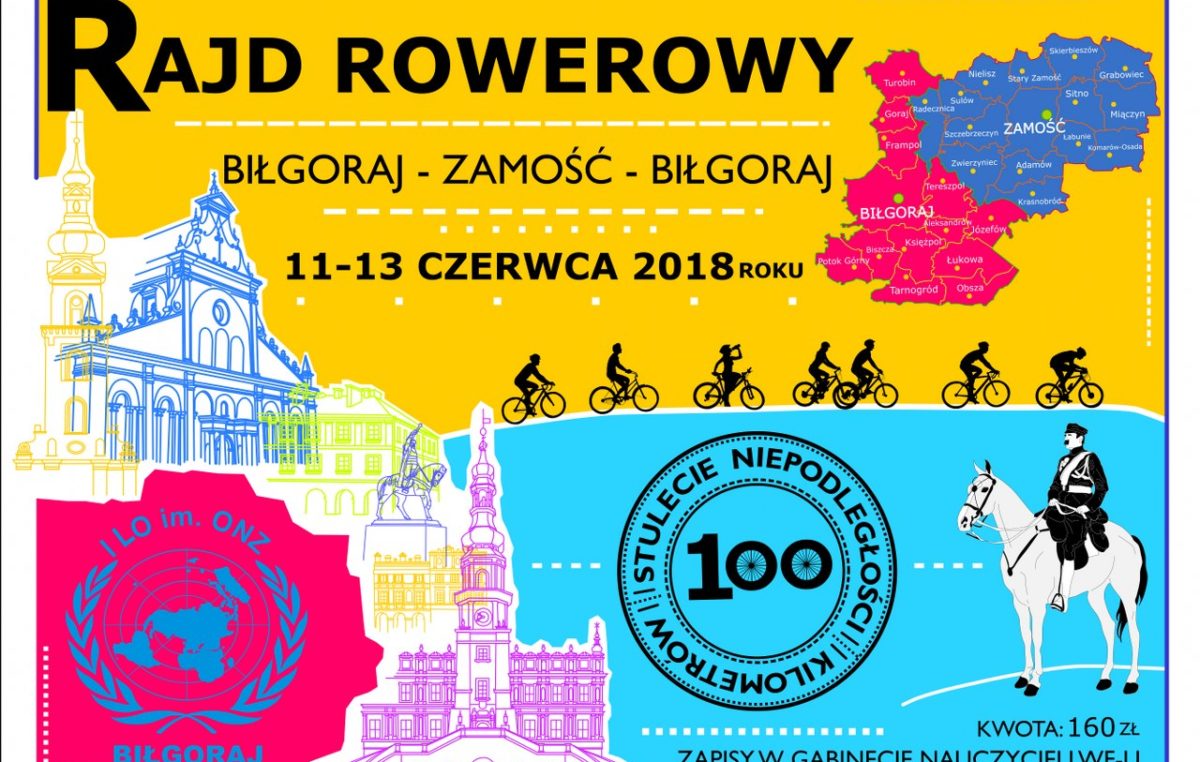 9 maja 2018 – Rajd rowerowy