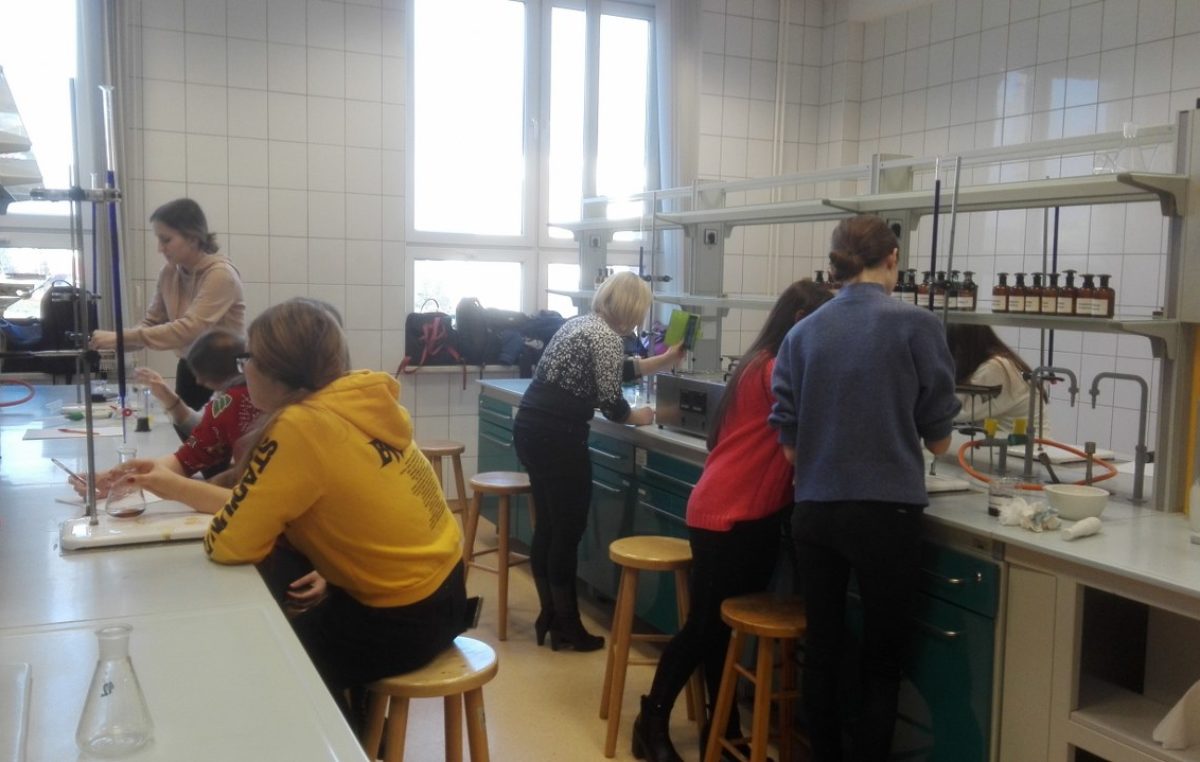 7 grudnia 2018 – Zajęcia laboratoryjne w Zakładzie Chemii Medycznej UM w Lublinie