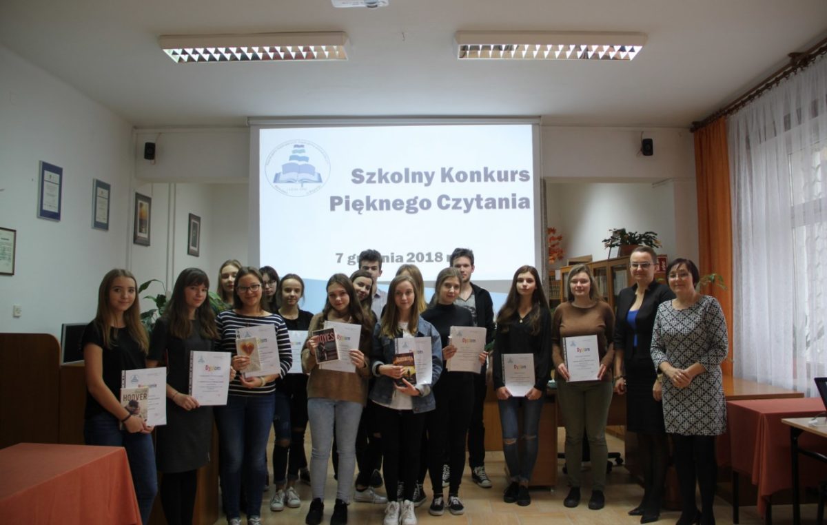9 grudnia 2018 – Szkolny Konkurs Pięknego Czytania