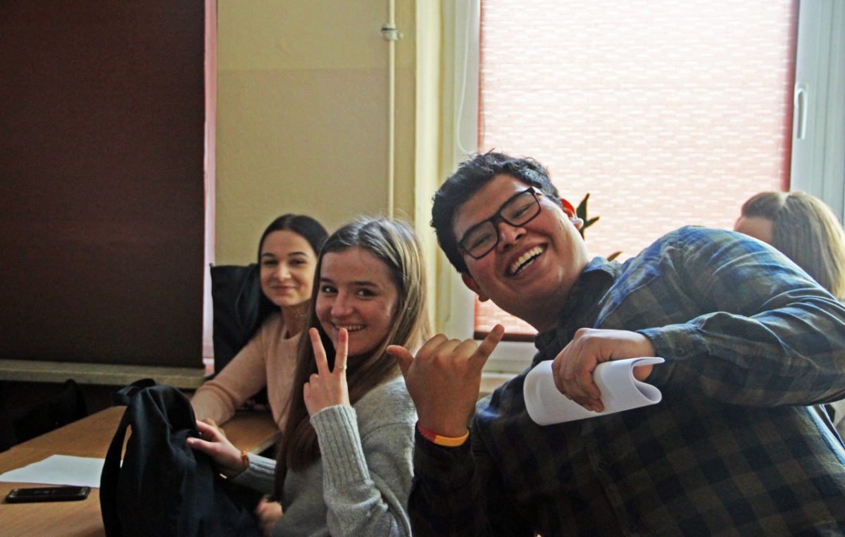 18 stycznia 2019 – Studenci z Indii i Peru w naszej szkole