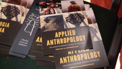 12 marca 2019 – Wykłady z zakresu antropologii