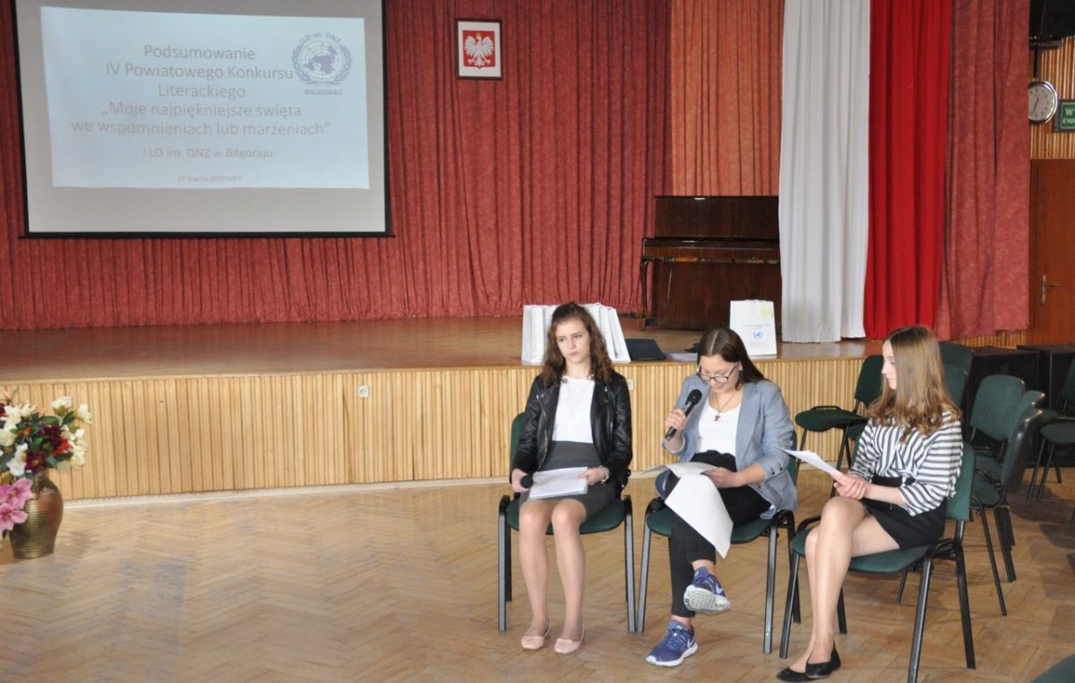 28 marca 2019 – Podsumowanie IV Powiatowego Konkursu Literackiego