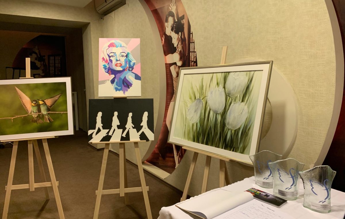 18 listopada 2019 – Prace graficzne uczniów na licytacji