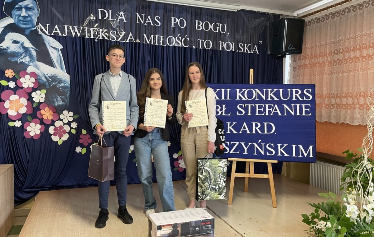 1 czerwca 2022 – XXII Konkurs Wiedzy o Stefanie Kardynale Wyszyńskim Prymasie Tysiąclecia