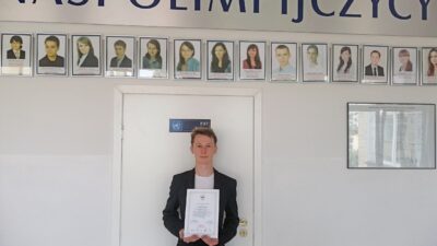 21 czerwca 2022 – Sukces Benedykta w Olimpiadzie „Losy żołnierza…”