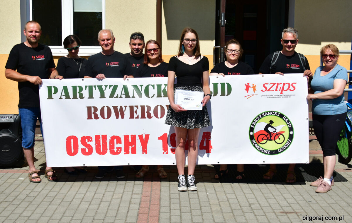 30 czerwca 2022 – Martyna laureatką konkursu na logotyp rajdu rowerowego
