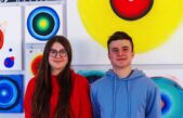 5 kwietnia 2023 – Wiktoria i Mikołaj z tytułami laureatów Olimpiady Historycznej