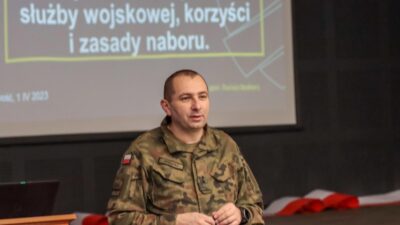 22 listopada 2023 –  Spotkanie z przedstawicielami Wojskowego Centrum Rekrutacji