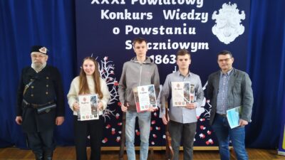 14 marca 2024 – Sukces w Konkursie Wiedzy o Powstaniu Styczniowym