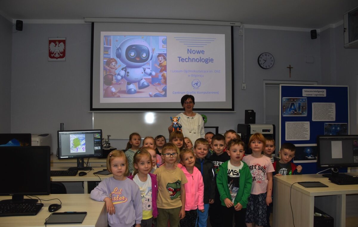 30 kwietnia 2024 – Przedszkolaki w Centrum Grafiki Komputerowej