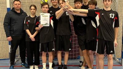 28 listopada 2024 – Drugie miejsce drużyny z internatu w halowej piłce nożnej