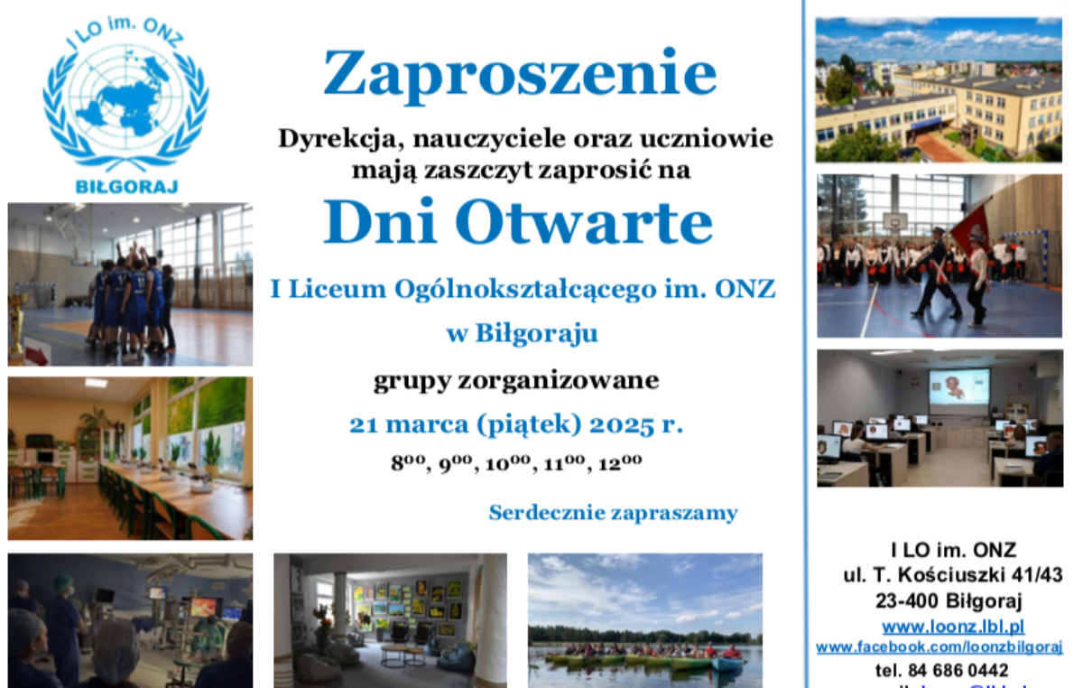 13 marca 2025 – Zaproszenie