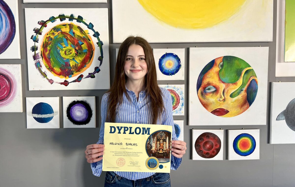 7 marca 2025 – Malwina Białas w finale Olimpiady Teologii Katolickiej