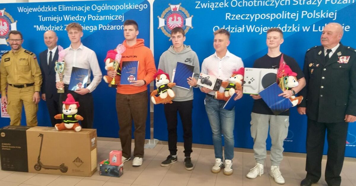 28 kwietnia 2025 – Sukces Maksa w Ogólnopolskim Turnieju Wiedzy Pożarniczej
