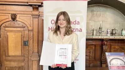 15 kwietnia 2025 – Martyna laureatką Olimpiady Historycznej