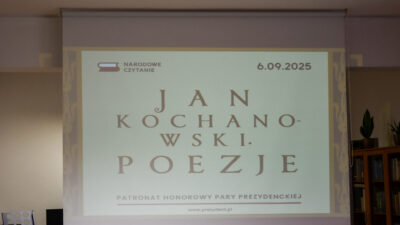 10 września 2025 – Narodowe Czytanie