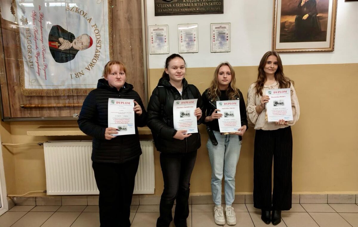 24 października 2025 – Sukcesy w konkursie historycznym