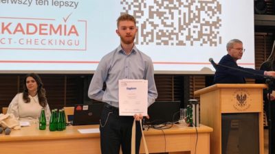 25 marca 2026 – Michał Ksiądz w finale Olimpiady Wiedzy o Mediach